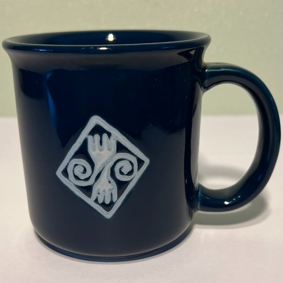 CROWN CORNING Prego Southwest Native Collection Cobalt Mug ~ Indonesia - Picture 2 of 7